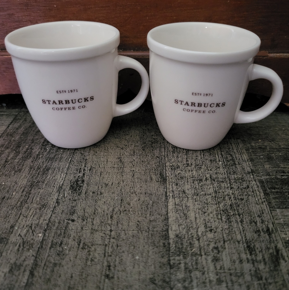 Set of 2 Starbucks Espresso Shot Mugs